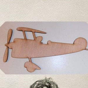 Airplane/  Plane / Jet / Wood Cut Out - Laser Cut
