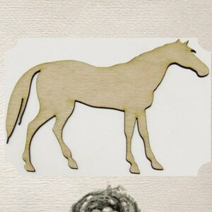 Horse Wood Cut Out - Laser Cut