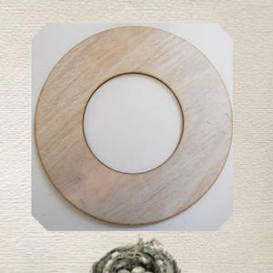 Wreath Form / Wreath Wood Cut Out - Laser Cut