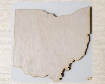 Ohio State (Large) Wood Cut Out - Laser Cut
