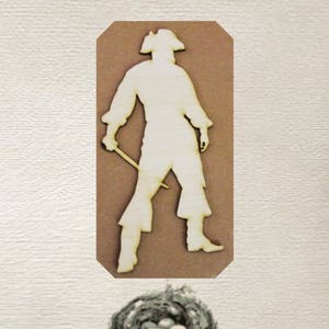Pirate Wood Cut Out - Laser Cut