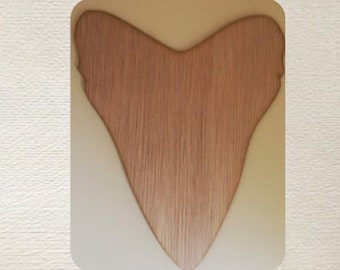 Shark Tooth (Large ) Wood Cut Out -  Laser Cut