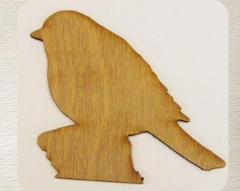 Songbird (Small) Wood Cut Out -  Laser Cut