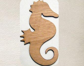 Seahorse / Nautical (Small) Wood Cut Out -  Laser Cut