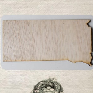 South Dakota State (Large) Wood Cut Out - Laser Cut