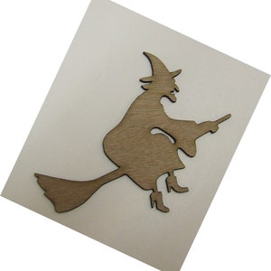 Witch Wood Cut Out - Laser Cut - Halloween