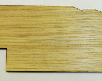 Nebraska State (Medium) Wood Cut Out - Laser Cut
