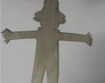 Scarecrow (Large ) Wood Cut Out -  Laser Cut