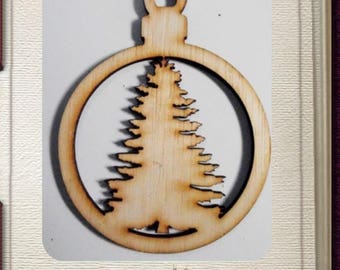 Evergreen Tree Christmas Ornament