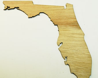 Florida  State ( Small) Wood Cut Out - Laser Cut