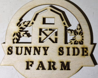 Personalized Barn / Farm Ornament