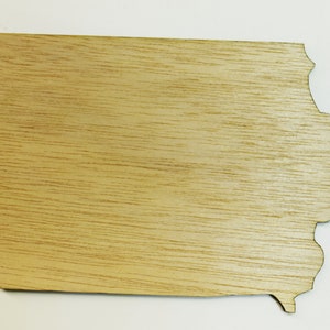Iowa State (Large) Wood Cut Out - Laser Cut
