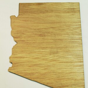 Arizona State (Large) Wood Cut Out - Laser Cut