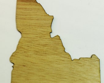 Idaho State (Large) Wood Cut Out - Laser Cut