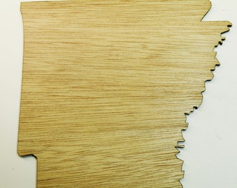 Arkansas State (Medium) Wood Cut Out - Laser Cut