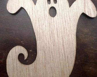 Halloween Ghost (Large ) Wood Cut Out -  Laser Cut