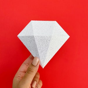 3D-papier diamant geschenkdoos SVG