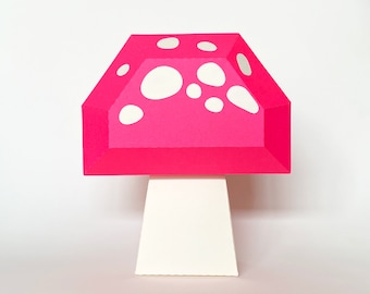 3D Mushroom Gift Box SVG | Digital Download
