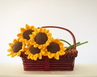 Custom-made Sunflower Bouquet Bunch Floral Arrangement