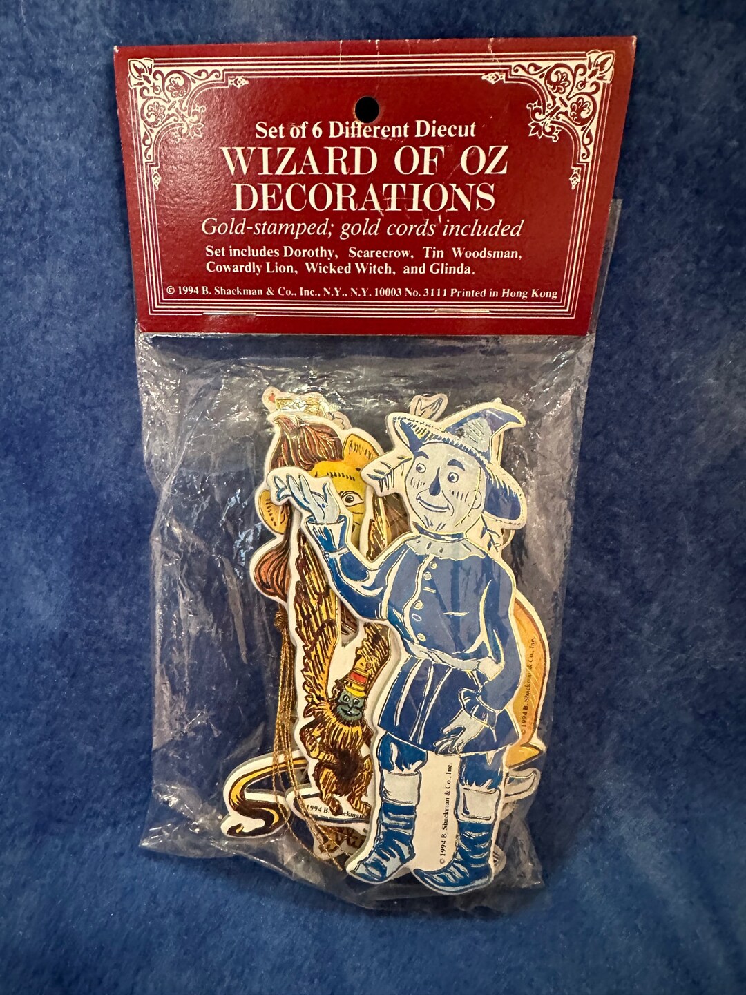 Set of 6 Different Diecut Wizard of Oz Decorations Hanging Etsy