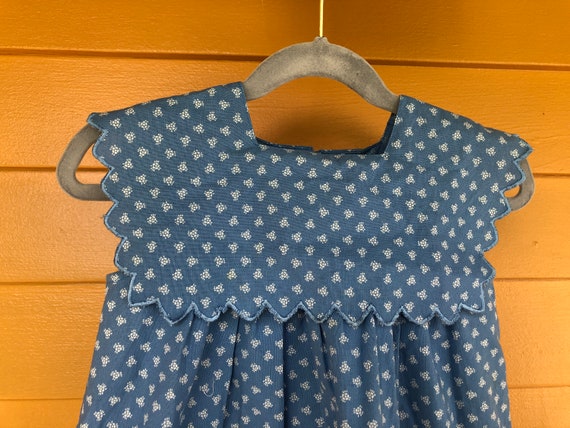 Gril preteen size 14 12. Free Ship three little navy trimmed Girl 80/'s preteen navy blue check vintage dress decrotive front bows