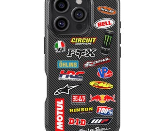 Motocross-Marken robustes MagSafe-Telefon Dirtbike-Geschenk