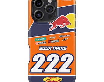 KTM Tough MagSafe Handyhülle Personalisiert mit Ihrem Namen und Ihrer Nummer Dirtbike Motocross Geschenk