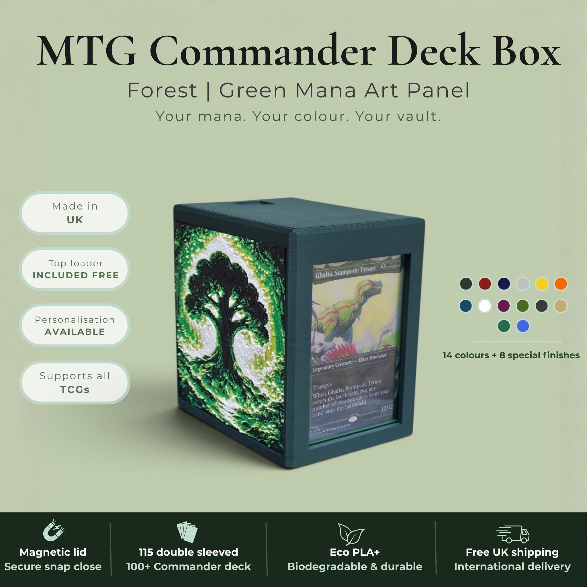 mtg ghalta commander deck 500 // (Ghalta, Primal Hunger) list // Moxfield  MTG Deck Builder Ghalta Deck - Etsy UK