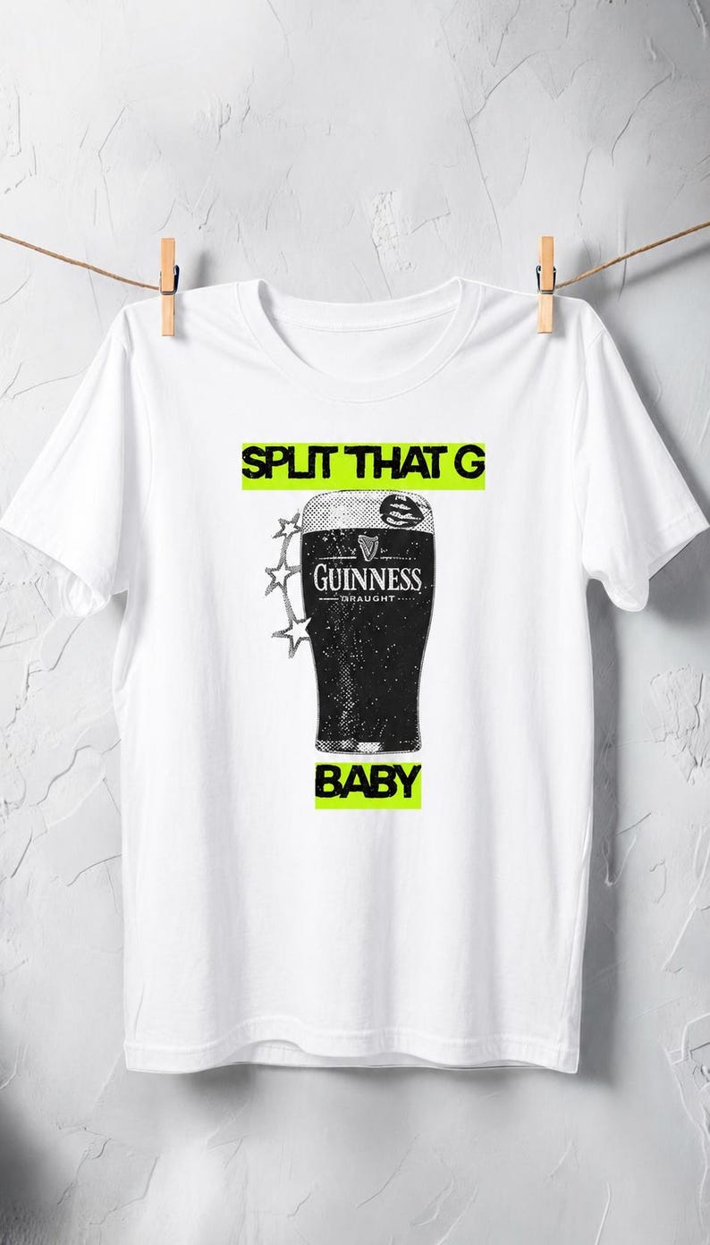 Baby Guinness Inspired Graphic Tee | Casual Streetwear Unisex Shirt image 2