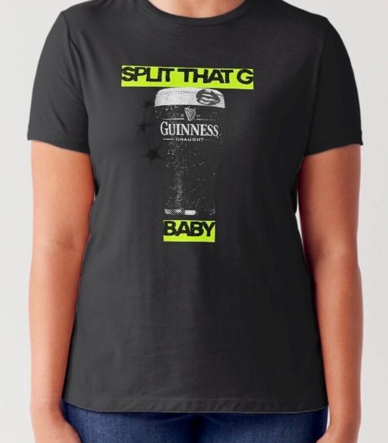 Baby Guinness Inspired Graphic Tee | Casual Streetwear Unisex Shirt image 3