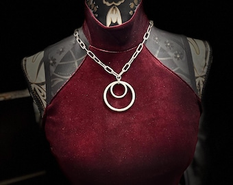 Chokerketting met O-ring: roestvrij staal, ketting van marinekwaliteit