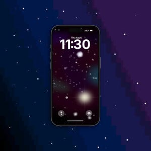 Deep Space Phone Wallpaper | Realistic Starfield Lockscreen Homescreen | Instant Digital Download