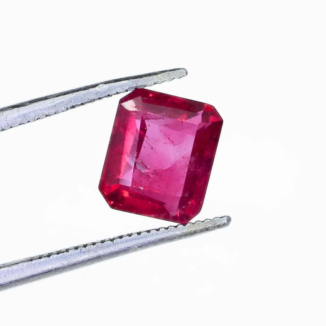Red Ruby Picture Red Ruby Loose Gemstone | Ruby Cushion Cut Faceted Lab Grown Gemstone ...