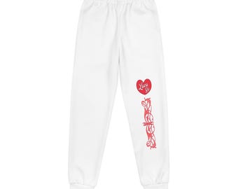 Pantalones deportivos juveniles / LuvsYa Heart Swirls