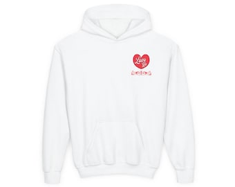 Sudadera con capucha juvenil / LuvsYa Heart Swirl