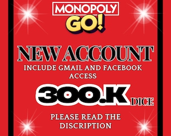Monopoly_Go New Account 300K Dice - Fast Delivery