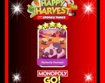 Monopoly_Go - New Album - Happy Harvest - Perfectly Pastoral - Stickers 5 Stars - Fast Delivery