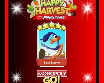 Monopoly_Go - New Album - Happy Harvest - Road Runner - Stickers 5 Stars - Fast Delivery