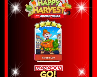 Monopoly_Go - New Album - Happy Harvest - Parade Day - Stickers 5 Stars - Fast Delivery