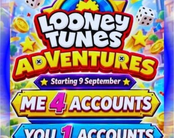 Looney Tunes Adventure | Monopoly_Go_Event | 1 slot Full Carry "Me 4 = 1 You"