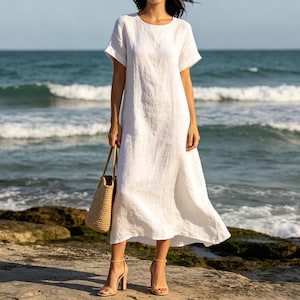 breezy bohemian maxi dress product info and reviews Breezy Bohemian' 100% Cotton Maxi Dress