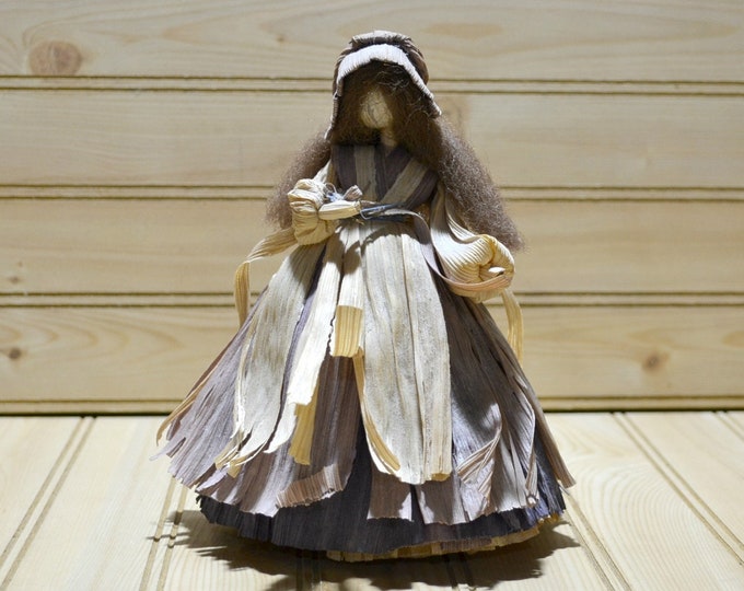 Vintage Nan's Corn Husk Doll Collectible Etsy