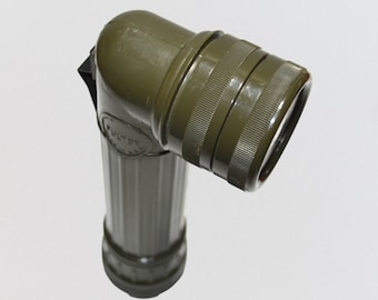 Lampe de poche à angle droit Fulton MX991/U verte, bouton code