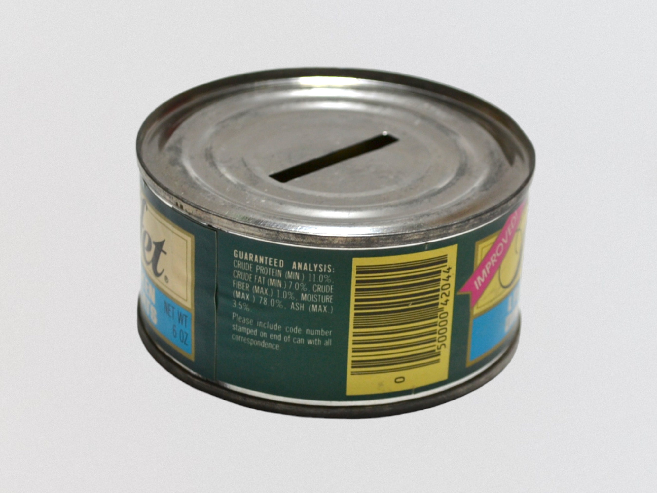Vintage Rare Friskies Buffet Cat Food Tin Can Bank Collectible - Etsy