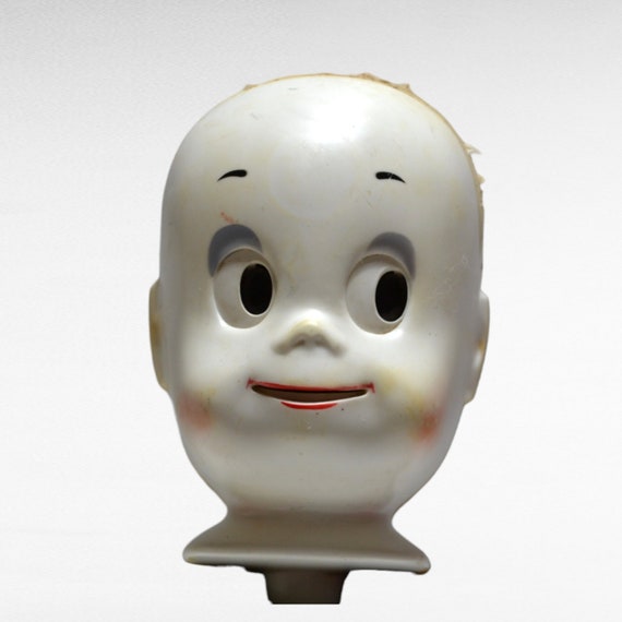 Vintage 1960s Casper the Friendly Ghost Hard Plastic Head Only