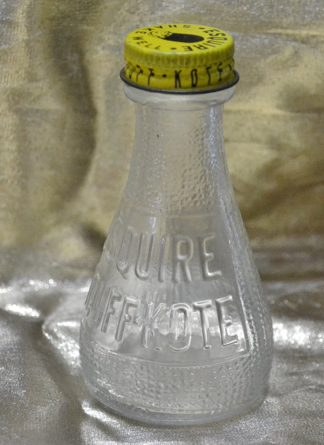 Vintage Old Esquire Bottle Brushless Bottle Old Bottle Scuff
