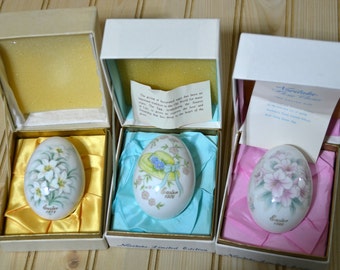Vintage Noritake Limited Edition Easter Egg Bone China Japan 1972 1976