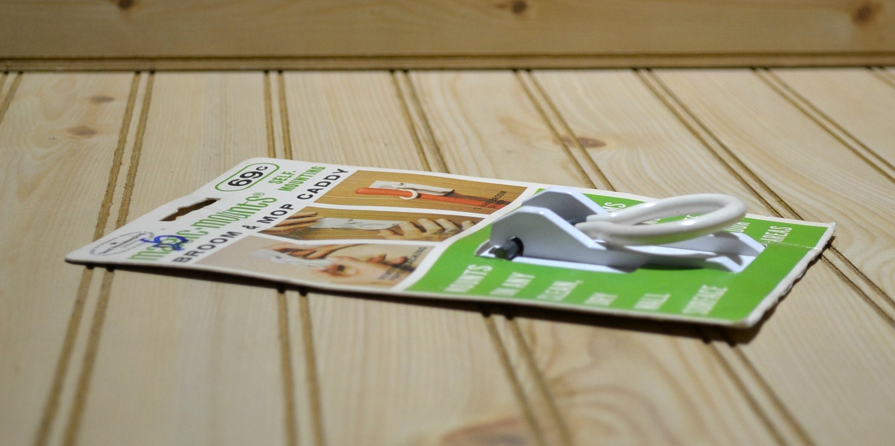 Vintage Broom & Mop Caddy Magic Mounts Selfmounting Original Etsy