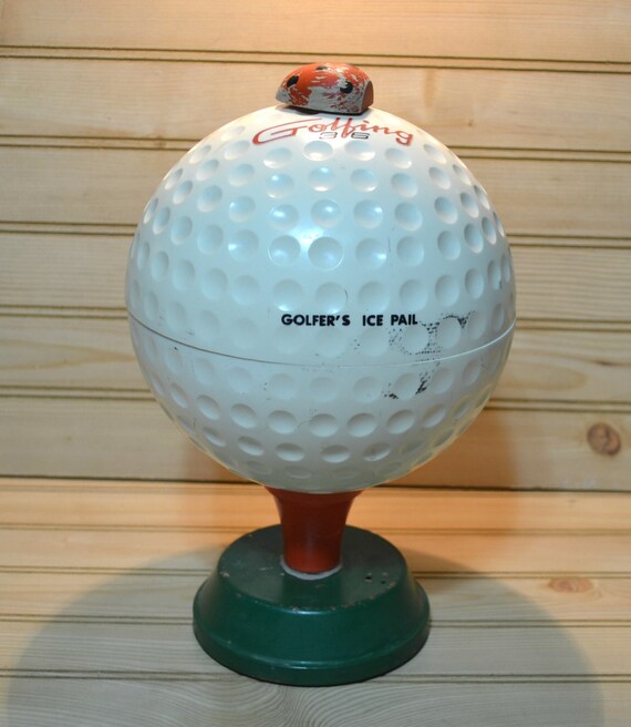vintage golf ball ice bucket ladybug rc golfing 36 insulated etsy