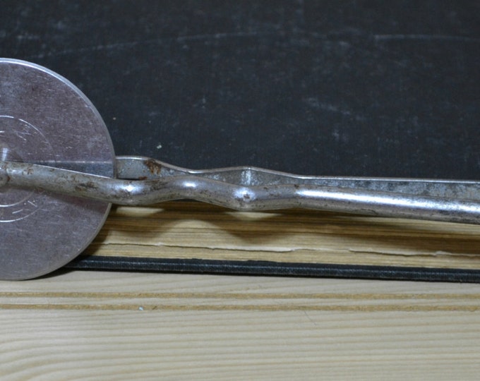 Vintage Pizza Cutter Slicer Wheel Stainless Kenberry USA Etsy